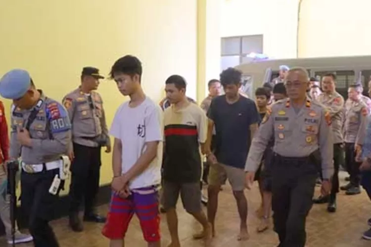 Sembilan dari sebelas tahanan yang kabur dari sel Polsek Pancung Soal, Kabupaten Pesisir Selatan akhirnya berhasil ditangkap (IST)