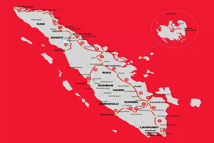 Kebut-kebutan Progres Jalan Tol dari Total 8 Provinsi di Sumatera, Tinggal Jambi dan Sumbar yang Belum Punya  (hutamakarya.com)