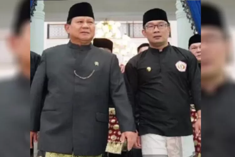Prabowo dan Ridwan Kamil.  (Tangkap layar Instagram/@ridwankamil)