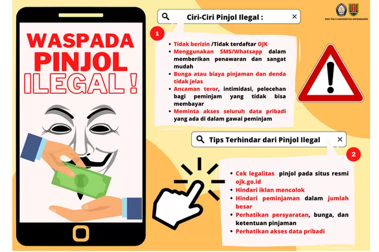 Waspada jerat pinjaman online ilegal (Dok: KKN Universitas Diponegoro)