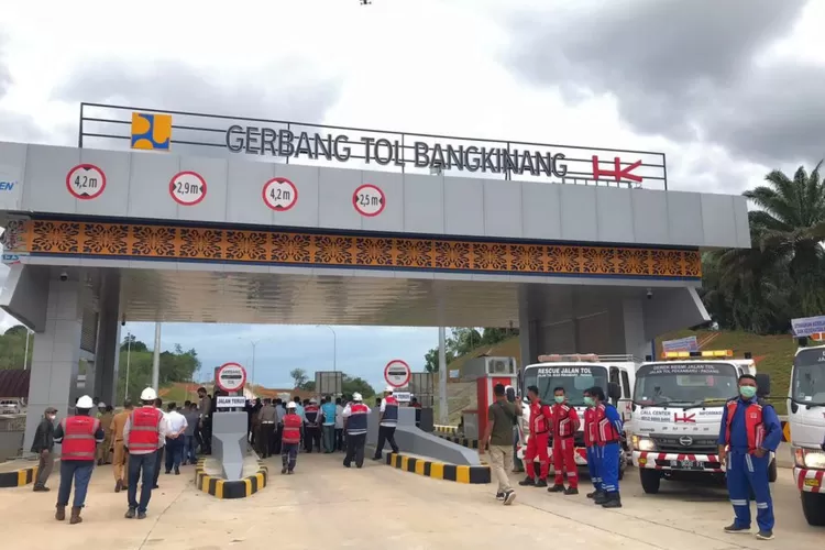 Gerbang Tol Pekanbaru-Bangkinang salah satu ruas dari Jalan Tol Padang Pekanbaru (Dok: Media Center Riau)