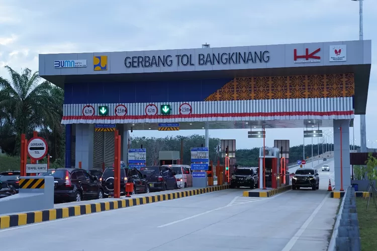 Gerbang Jalan Tol Bangkinang, Provinsi Riau (Dok: Hutama Karya)
