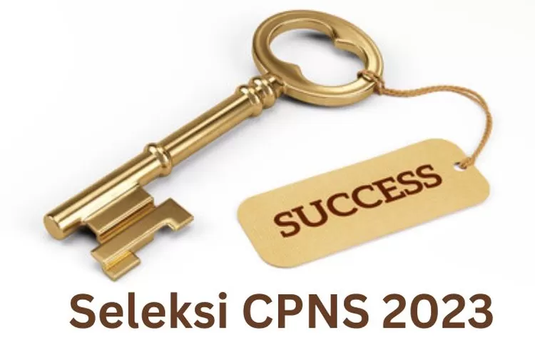 Ilustrasi seleksi penerimaan CPNS 2023 sebagai kunci kesuksesan dengan memahami kisi-kisi dan materi soalnya