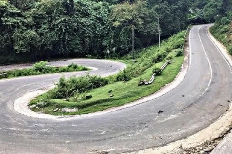 Jalan ekstrem Sitinjau Lauik bakal dibangun Flyover. (Dok PUPR)