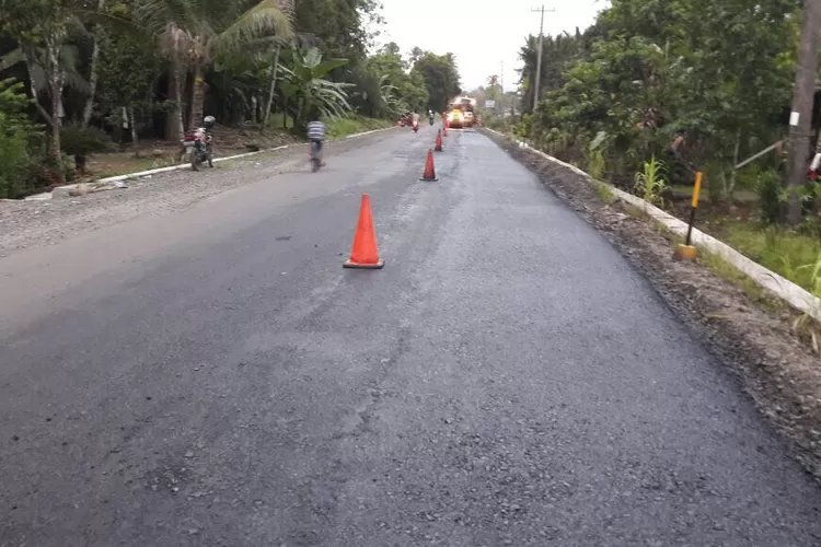 Jalan Lintas Timur Sumatera yang siap digantikan dengan jalan tol baru yang hubungkan Jambi dan Palembang di Sumatera Selatan (Dok: Kementerian PUPR)