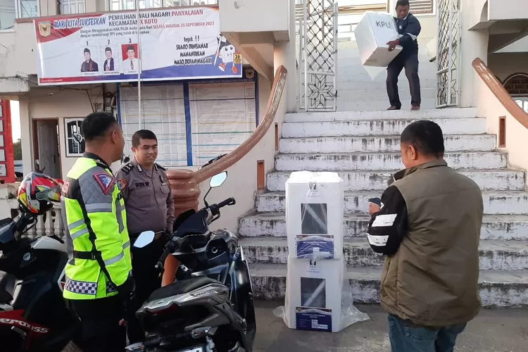 Polres Padang Panjang Turunkan 77 Personil Amankan TPS (IST)