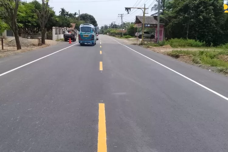 Ilustrasi Jalan Provinsi Palembang-Lubuklinggau di Sumatera Selatan yang terealisasikan setelah 20 tahun lamanya (Dok: Kementerian PUPR)