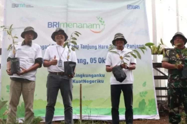 BRI Regional Office (RO) Padang menyalurkan 5.720 bibit untuk ditanam di 52 Desa Brilian