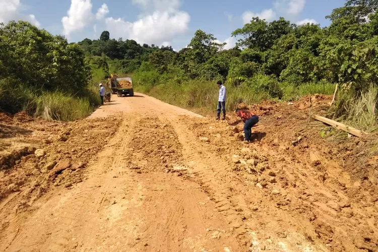 Ilustrasi jalan lintas kabupaten di Provinsi Jambi yang panjangnya hampir 200 km dan dibangun oleh pengusaha batu bara yang mana pembangunannya diharapakan dapat mengurai kemacetan yang kerap terjadi (Dok: Kabupaten Kalimantan Timur)
