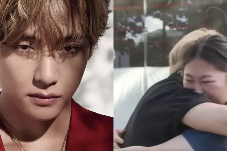 V BTS Bertemu dengan Penggemarnya Kim Ha Young Mengucapkan Terima Kasih dan Memeluknya (Gorajuara.com/dok: Tangkapan Layar YouTube Dingo Story)
