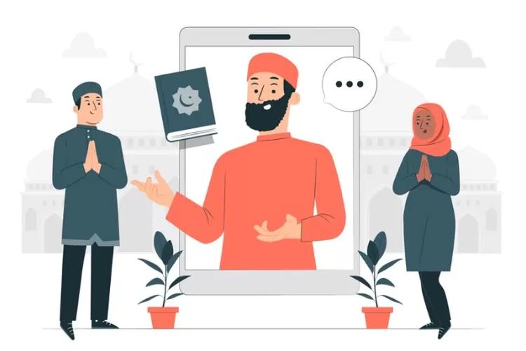 Baznas dan MUI membuka Beasiswa Kaderisasi Seribu Ulama (foto: freepik.com @storyset)