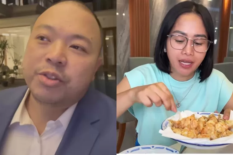 Food Vlogger Codebluu dan Farida Nurhan (Tangkap Layar Instagram @Farida Nurhan dan @codebluu)