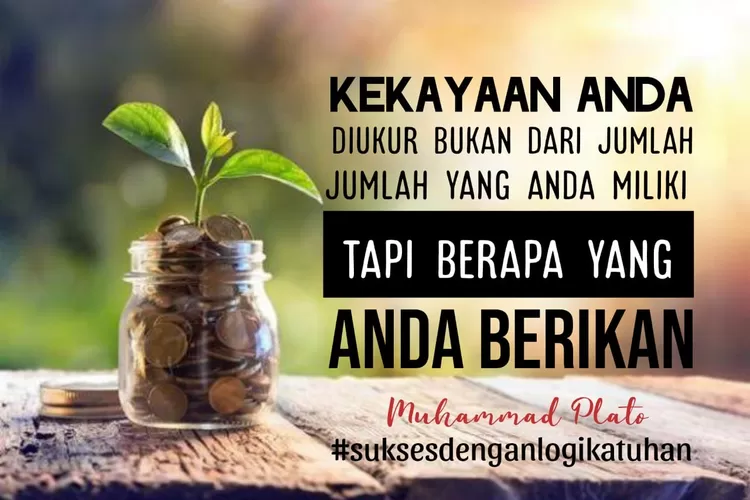 kekayaanmu adalah yang kamu sedekahkan (GoraJuara.com/ dok aksi)