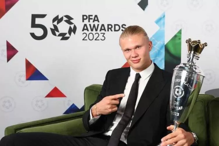 Erling Haaland Raih Gelar Pemain Terbaik PFA 2022 2023, ini Kontribusinya untuk Manchester City