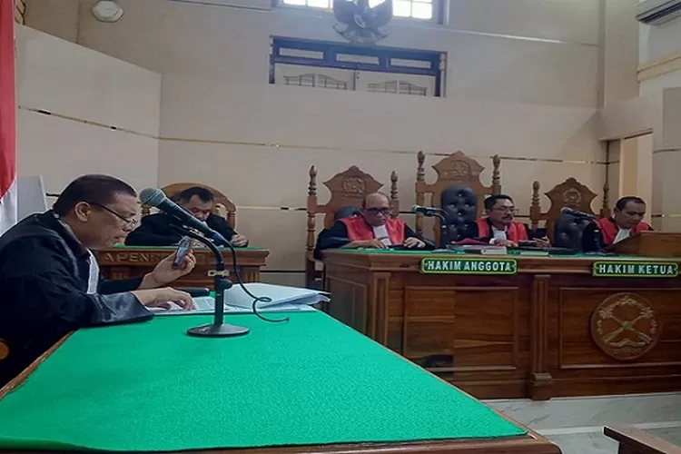  Sidang pembacaan tuntutan oleh JPU terhadap tiga terdakwa perdagangan sisik tringgiling pada Pengadilan Negeri Medan (Realitasonline.id/ap)