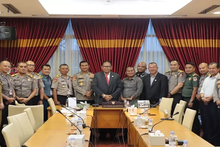 Ketua DPRD Sumut Baskami Ginting bersama Forkopimda Sumatera Utara  (Realitasonline.id/Dok)
