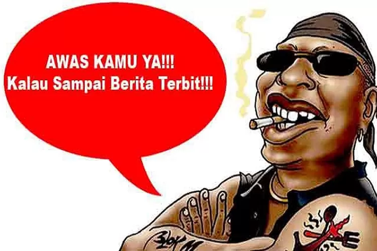 ilustrasi tentang ancaman terhadap media terkait pemberitaan (Realitasonline.id/Dok)