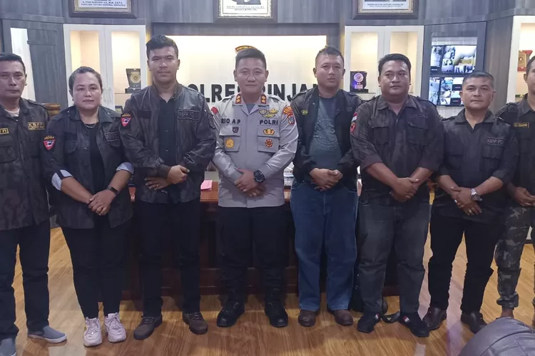 Kapolres Binjai AKBP Rio Alexander Panelewen SIK. MH, saat audensi bersama Jajaran Pengurus KBPP Polri Resor Binjai (Realitasonline/Eka)
