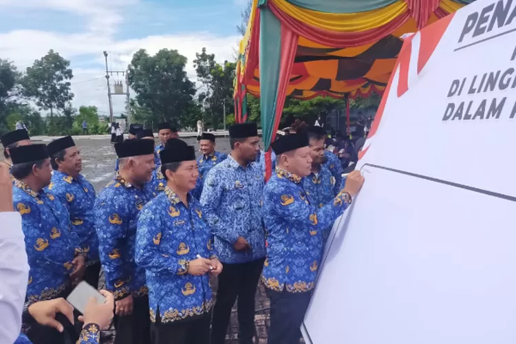 Ribuan ASN di Abdya Ikrar Netralitas Pemilu 2024, Pj Bupati Tegaskan Hal ini