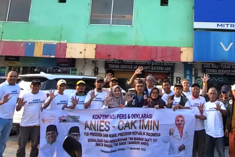 Deklarasi Amin Di Kabupaten Bekasi Caleg Pks Teti Lestari Dan Relawan Anies Baswedan Makin