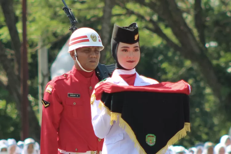 Ini Sosok Rodiah Nurhafiza, Pembawa Baki Paskibraka Kabupaten Luwu Utara (Dok. LHR)