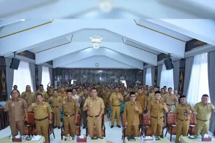 Bupati MFA Membuka Rapat Koordinasi Kepala Desa se-Kabupaten Batang Hari Tahun 2023 (Dok. Annuza)