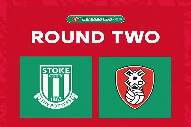 Stoke City dan Rotherham United Carabao Cup 2024 Untuk Pertemuan ke 13 Kali (instagram.com/@stokecity)