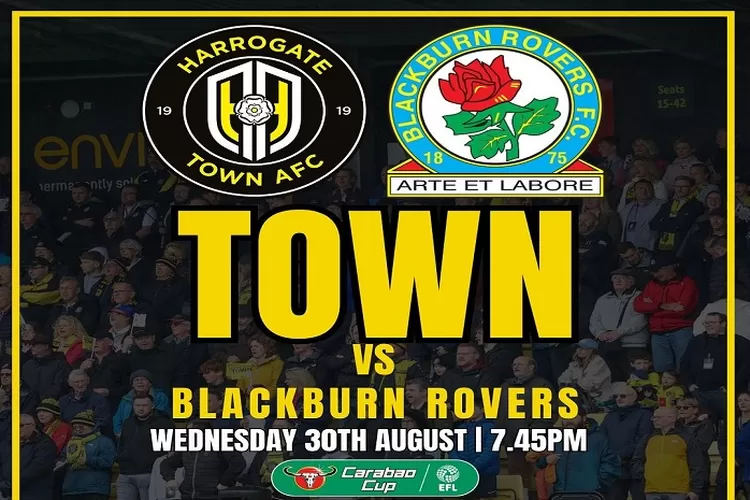 Harrogate Town Bertemu Blacburn Rover di Carabao Cup 2024 Pertemuan Perdana (instagram.com/@harrogatetownafc)