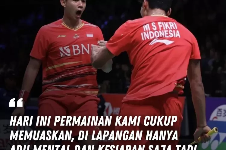 Bagas-Fikri Tampil Puas Usai Menang dari Unggulan India di Babak 32 Besar China Open 2023 (Instagram @bolabadminton)