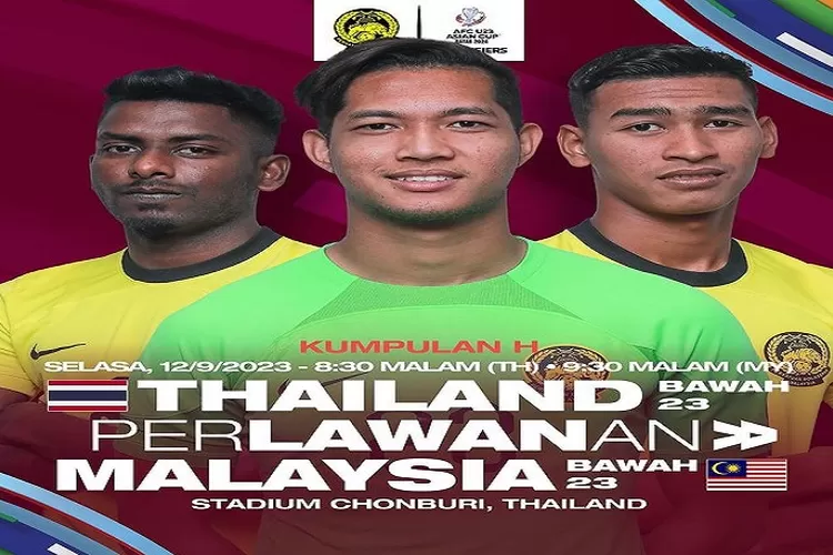 Thailand U23 vs Malaysia U23 Kualifikasi Piala Asia U23 2024 H2H Thailand U23 Unggul (instagram.com/@famalaysia)
