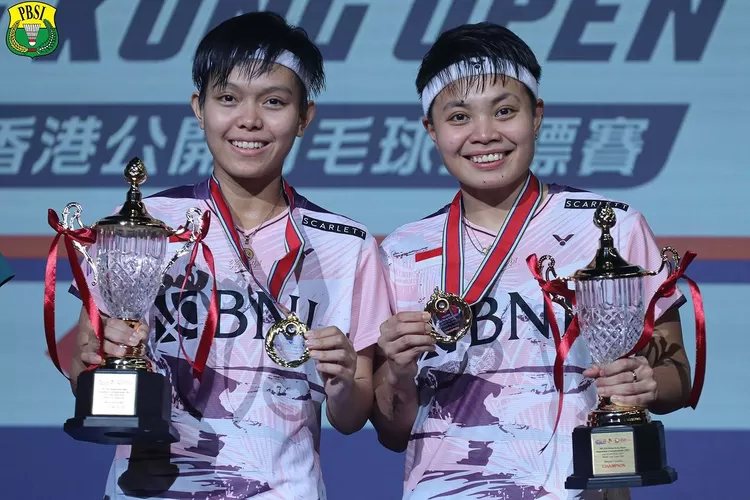 Hasil Final Hongkong Open 2023: Ganda Putri Indonesia Juara Lawan Malaysia (PBSI)