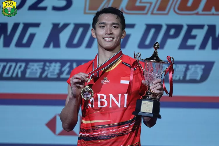Gacor! Jonatan Juara Hongkong Open 2023 Usai Tendang Andalan Jepang (PBSI)