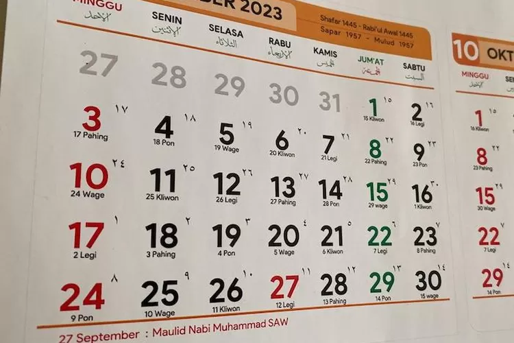 Libur Maulid Nabi 2023 Apakah Tanggal 27 atau 28 September? Cek Tanggal