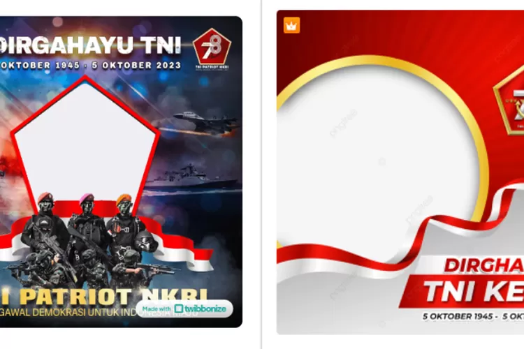 Link Twibbon Hut Tni Ke 78 Tahun 2023 Rayakan Hari Tentara Nasional Dengan Bingkai Logo Dan 5534