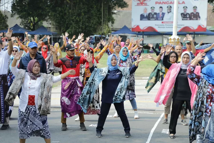 SM/dok Gebyar Batik Kabupaten Sleman Tahun 2023 resmi dibuka pada Jumat (13/10) di Lapangan Pemda.