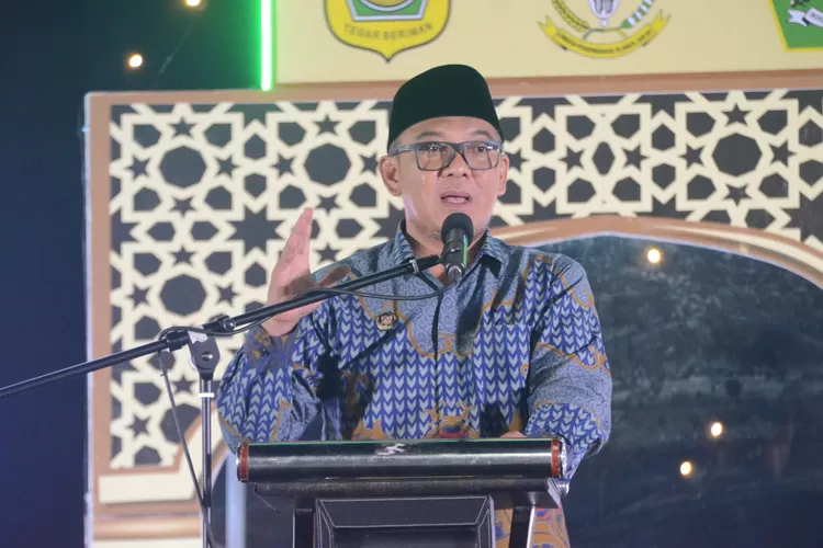 Bupati Bogor Iwan Setiawan membuka langsung MTQ ke-45 di Nirwana Hills, Gunungsindur, Senin 4 Agustus 2023 malam. (Diskominfo)