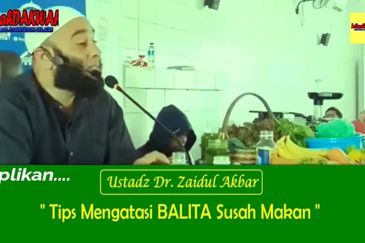 Resep Dan Cara Penambah Napsu Makan Anak Ala Dr Zaidul Akbar ( YT : fatimahDAKWAH)