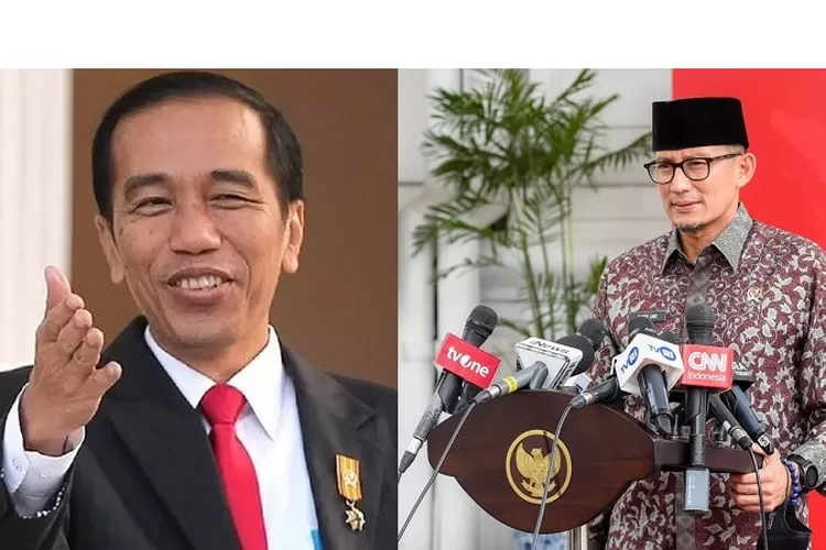 Presiden Joko Widodo (Jokowi) menunjuk Menparekraf Sandiaga Uno jadi Menko Marves Ad Interim gantikan sementara Luhut Binsar Pandjaitan  (Ist)