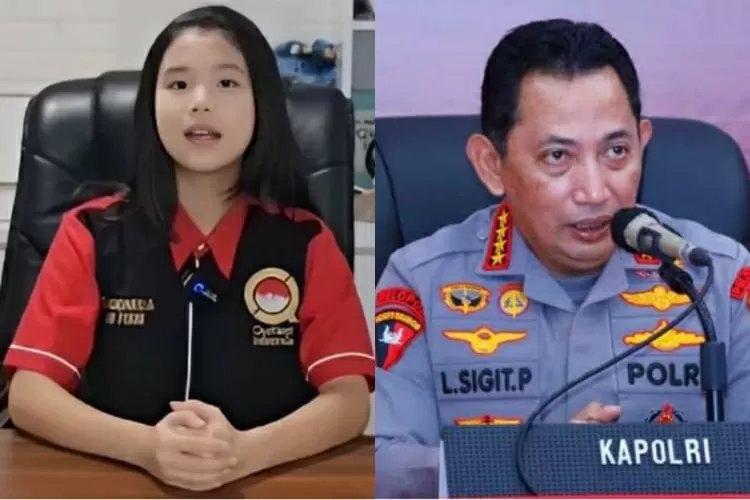 ABG Kate Victoria Lim mengundang  Kapolri Jenderal Listyanto Sigit Prabowo di Youtube, 4 September 2023.