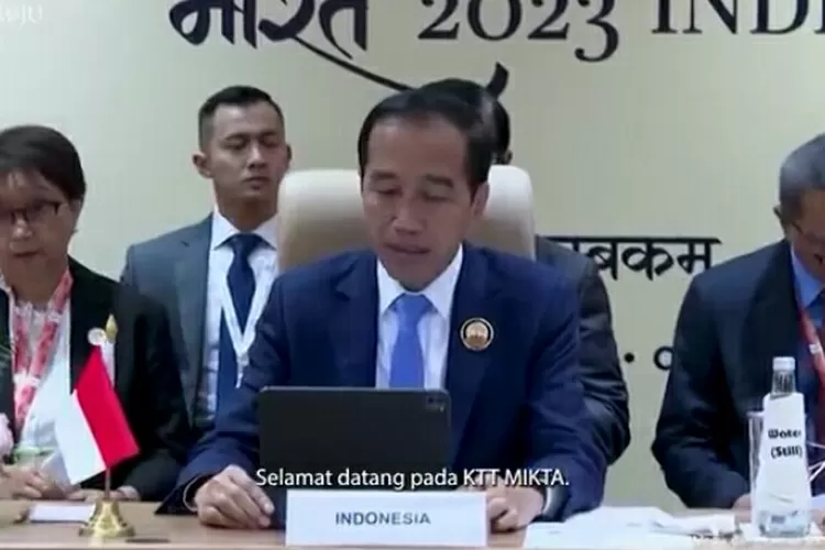 Pimpin Pertemuan MIKTA, Jokowi: Tantangan Global Sangat Kompleks, Butuh Kolaborasi dan Kerja Sama Antarnegara. (Tangkapan layar Youtube Setpres)
