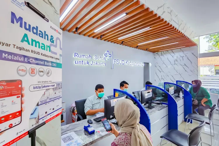 Badan Usaha Milik Daerah Pemprov DKI Jakarta, Bank  DKI menggandeng  RSUD Kebayoran Lama  menyediakan layanan digital untuk mempermudah  layanan masyarakat 