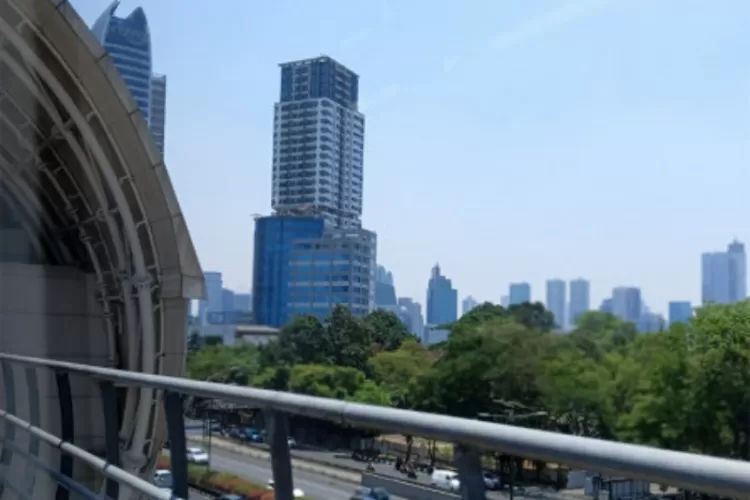 Cuaca wilayah Jakarta raya diprediksi cerah berawan  pada Jumat (13/10/2023)