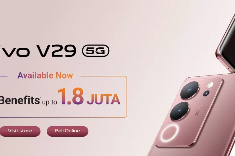 Spesifikasi Dan Harga Vivo V29 5G Dengan RAM 12GB Dan ROM 512GB (vivo.com)
