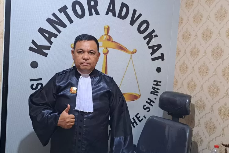 Pengacara Iskandar Halim Munthe yang juga kuasa hukum Meifillia.  (istimewa )