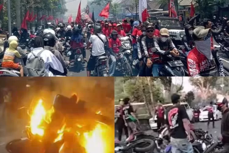 Kronologi kerusuhan Muntilan antara PDIP dan GPK  (Instagram @magelang_info/krjogja.com)