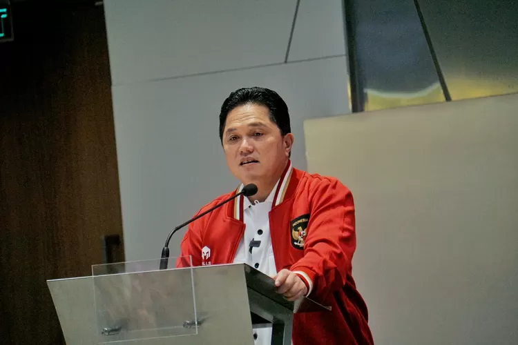 Menteri BUMN Erick Thohir. (Ikbal Muqorobin - harianterbit.com)