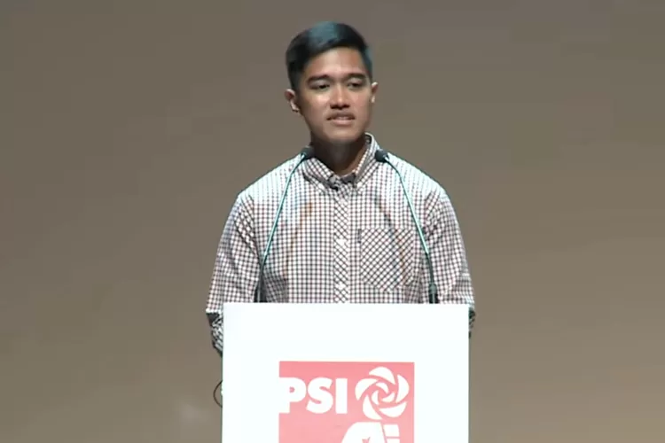 Ketua Umum PSI Kaesang Pangarep. (Youtube PSI)  