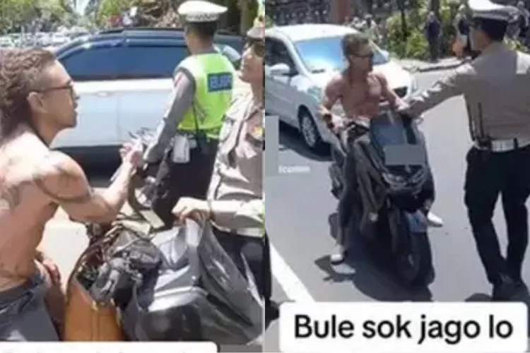 Viral Turis Di Bali Motoran Tak Pakai Helm Marah Saat Ditegur Polisi