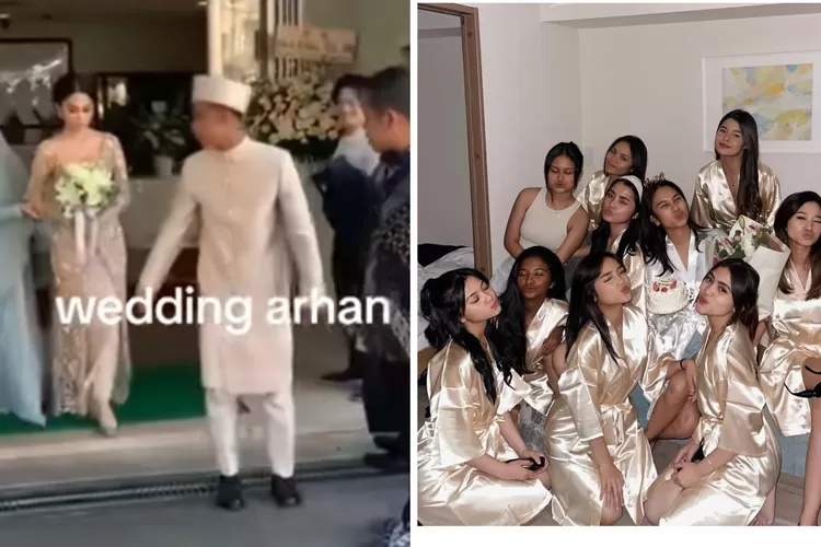 Pesepakbola Pratama Arhan dan Azizah Salsha menikah di Tokyo, Jepang (TikTok @arhouse)