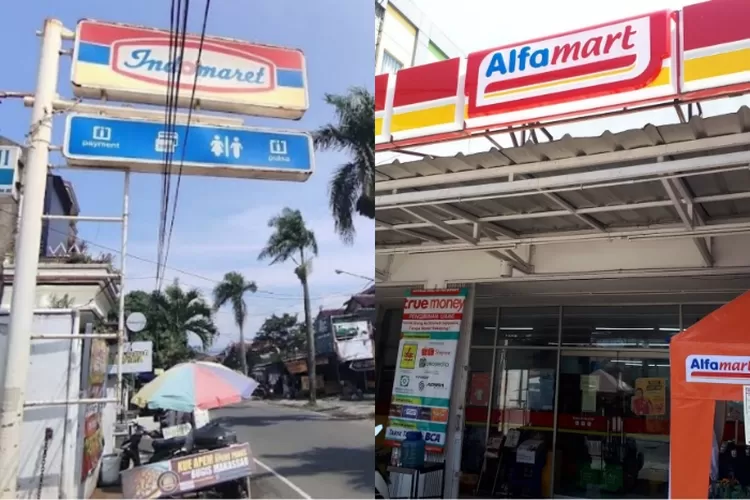 Persaingan bisnis Indomaret vs Alfamart mana paling cuan? (Google maps )